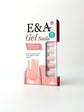 OranEden x E&A color gel Pink Nails