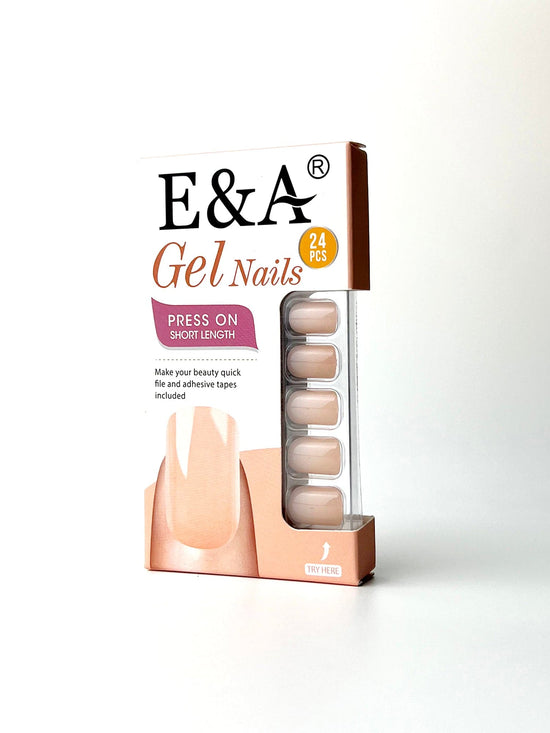 OranEden x E&A color gel Pearl Yellow Nails (7 / PACK)