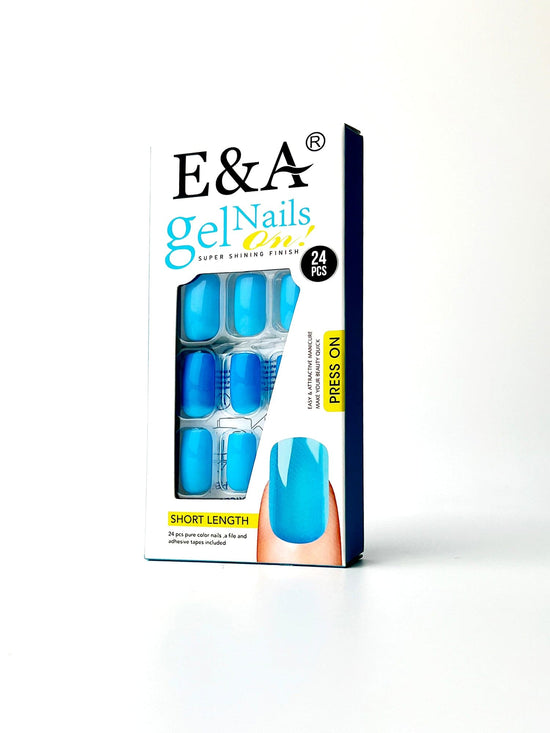 OranEden x E&A color gel Shining Blue Nails (7 / PACK)