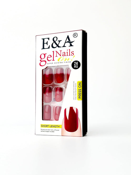 OranEden x E&A color gel Shining Ruby Nails (7 / PACK)