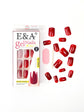 OranEden x E&A color gel Shining Ruby Nails