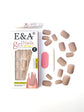 OranEden x E&A color gel Shining Dusty Pink Nails