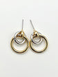 Gemini Hoop Dangle Earrings