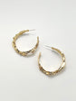 Thawy Gold Alloy Hoop Earrings (7 / PACK)