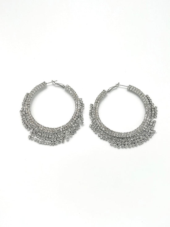 Ishtar Sparkle Hoop Earrings