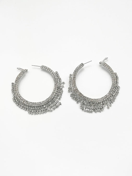 Ishtar Sparkle Hoop Earrings