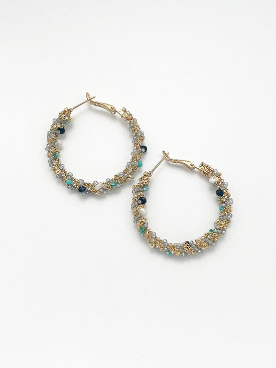 Kavier Statement Hoop Earrings