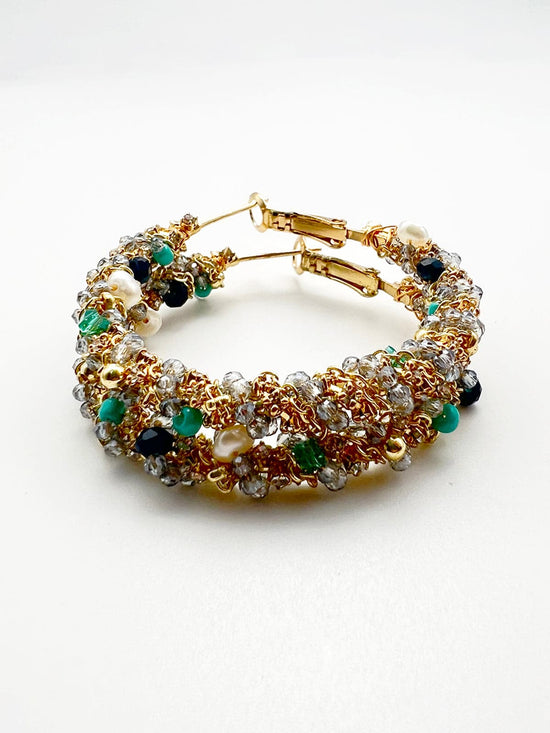 Kavier Statement Hoop Earrings (7 / PACK)