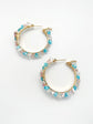 Baysalt Multicolor Hoop Earrings