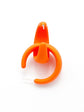 Crescent Orange Resin Hoop Earrings (7 / PACK)