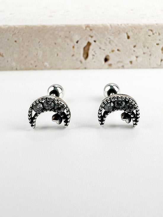 La lune Small Earrings Studs