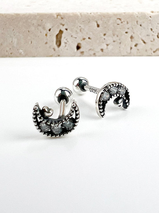La lune Small Earrings Studs (7 / PACK)