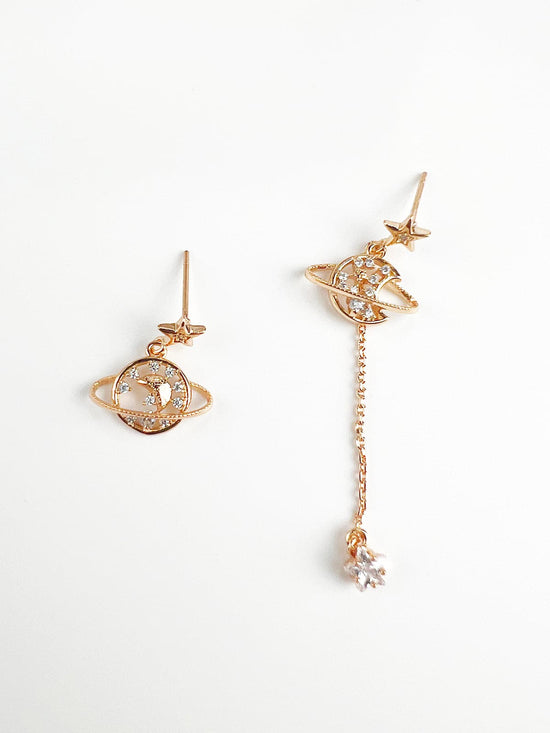 Star-Ring Dainty Stud Earrings
