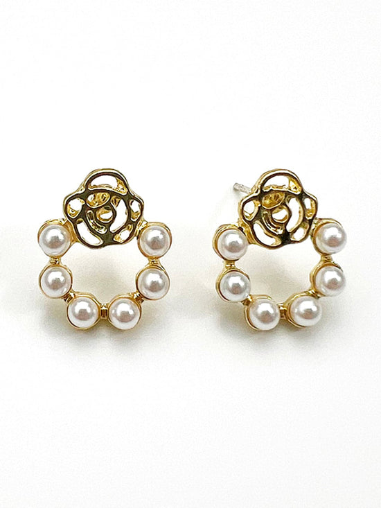 Garland Stud Style Earrings (7 / PACK)