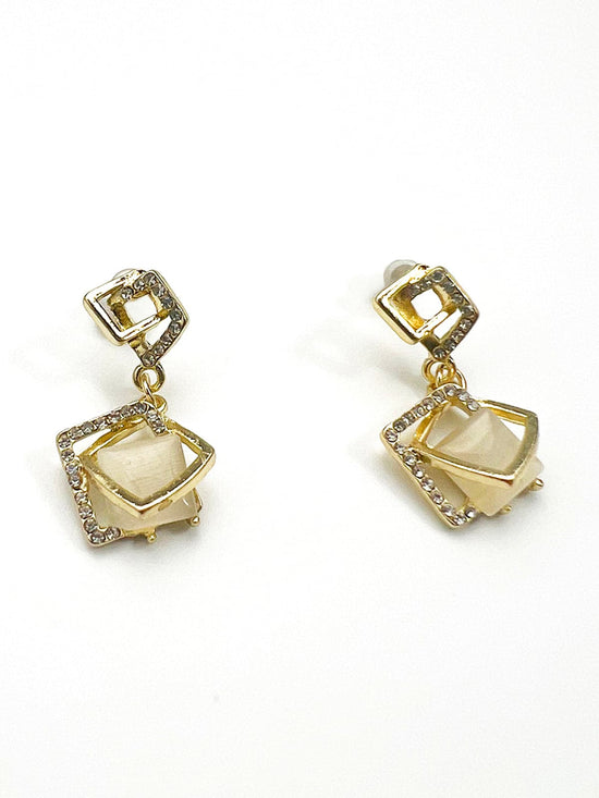 Samsara Rectangle Drop Earrings