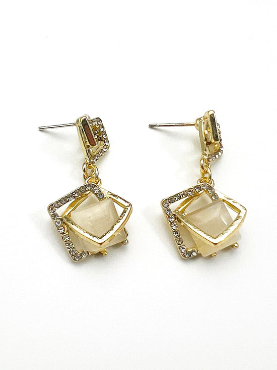 Samsara Rectangle Drop Earrings