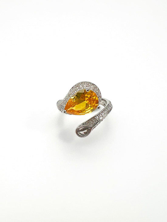 Serpent Zircon Ring