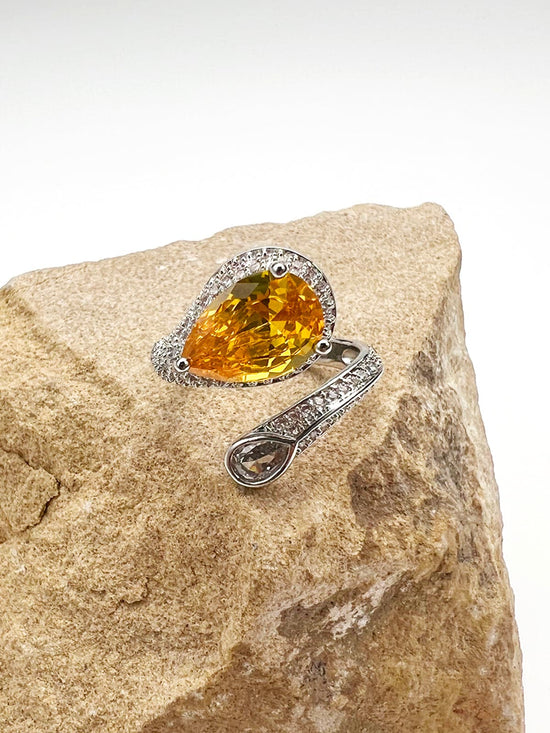 Serpent Zircon Ring