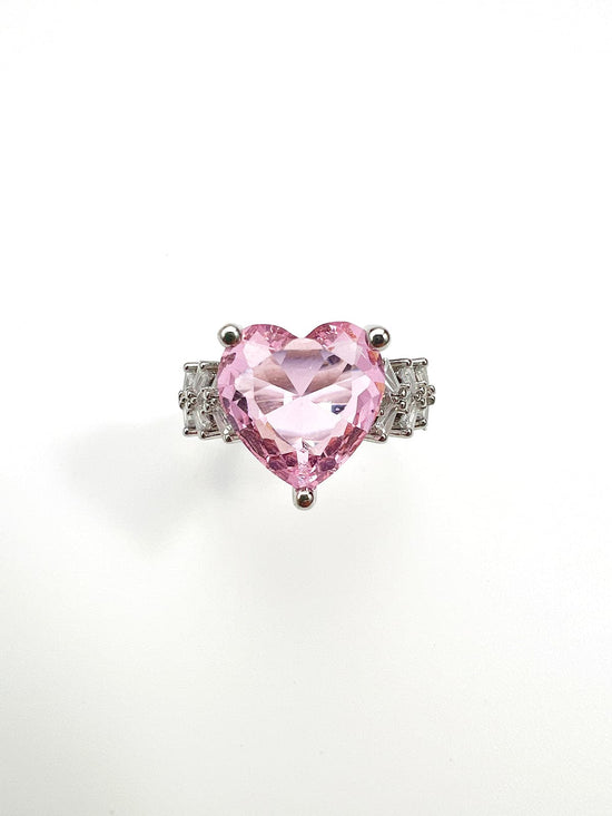 Coeur de fille Zircon Ring