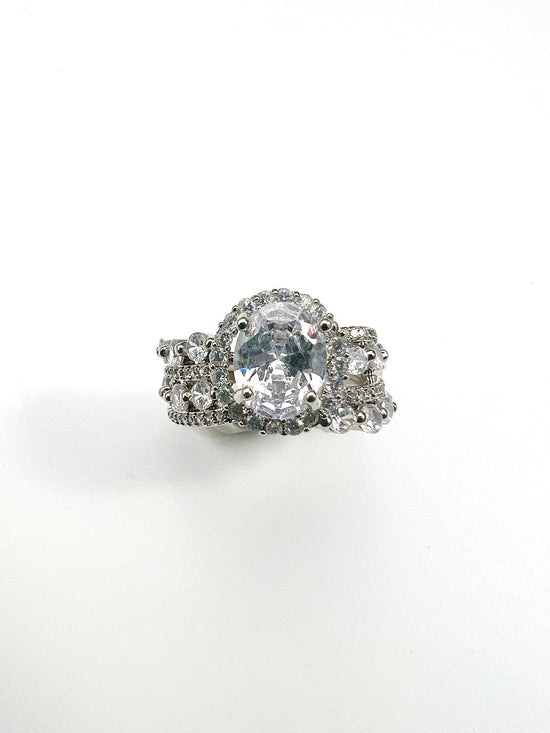 Coeur de lune Zircon Ring