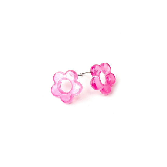 Hollow Flower Tiny Earrings Studs (7 / PACK)