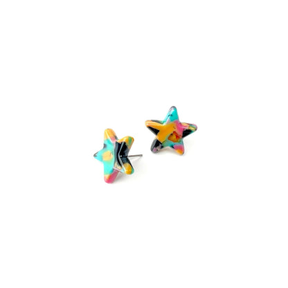 Star Stud Style Earrings (7 / PACK)